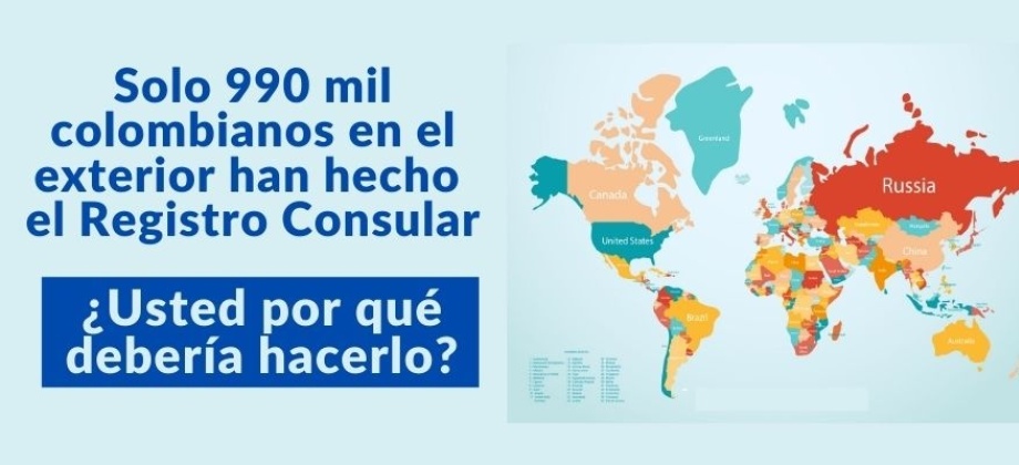 De los 5 millones de colombianos que se estima hay en el exterior, solo 990 mil están registrados en los consulados de Colombia ¿Por qué es preocupante?