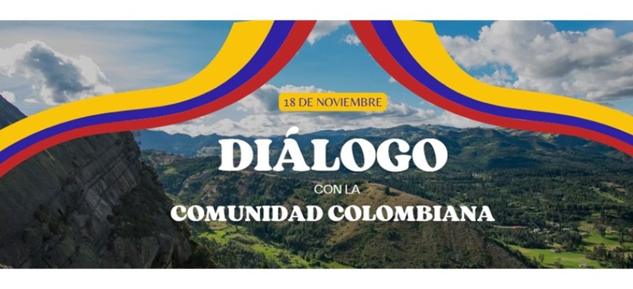 Invitación a los connacionales para dialogar con el viceministro de Relaciones Exteriores este 18 de noviembre de 2024 en Dinamarca